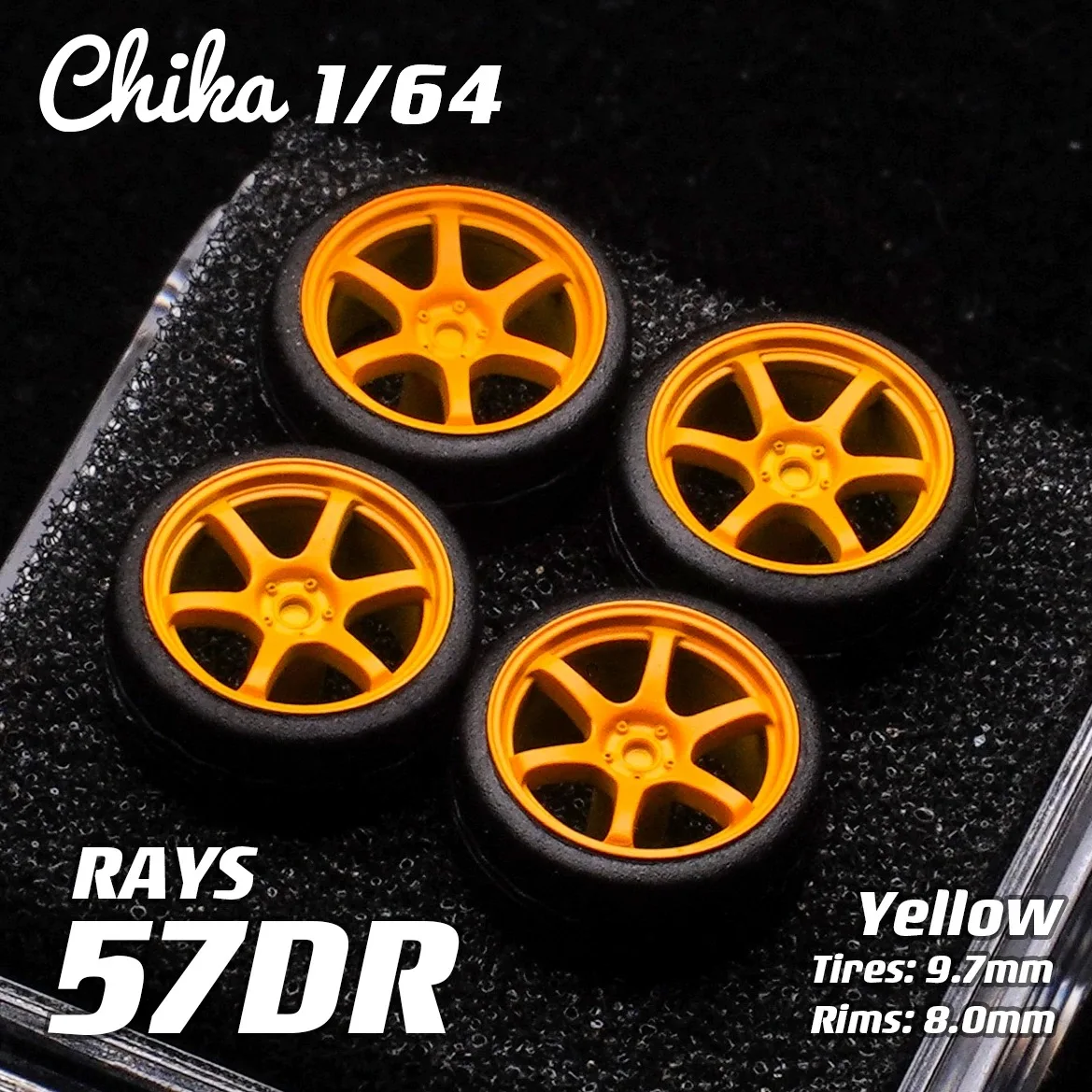 1/64 Chika Rays 57DR 9.7mm Secondary Conversion Wheel