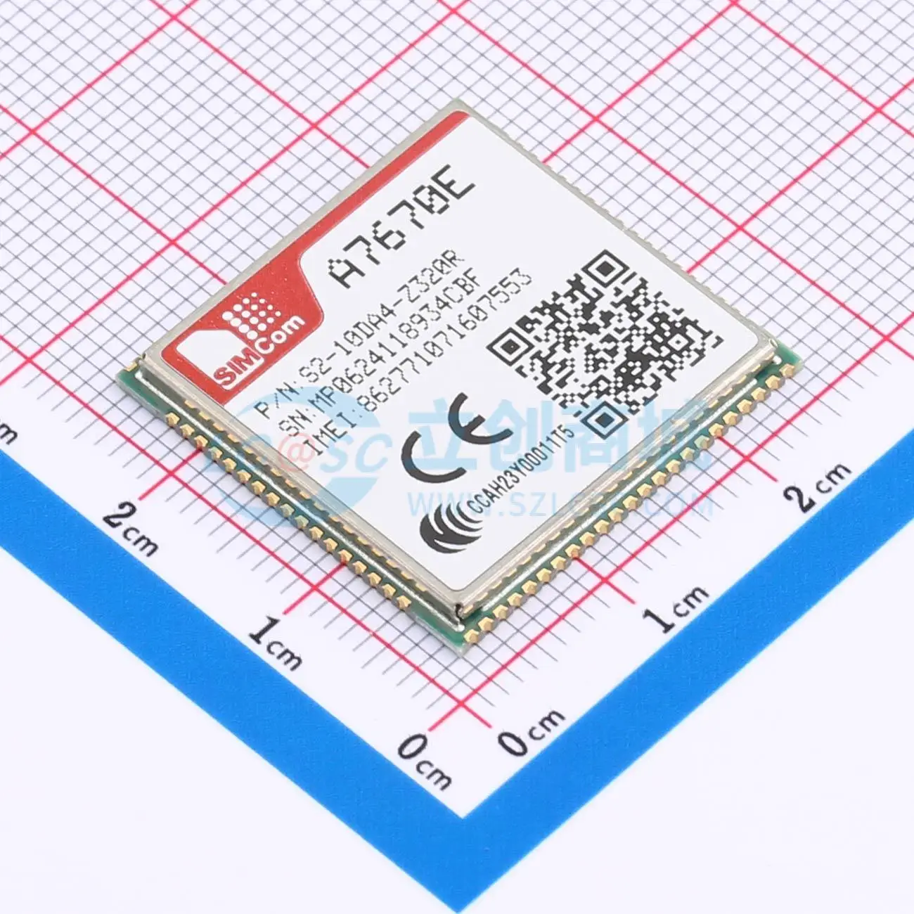2 PCS SIMCOM A7670E-MASC Cellular Module 3.4V-4.2V