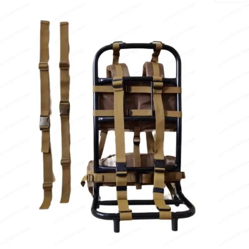 Aluminum Alloy Heavy Duty Backpack Frame, 60kg Load Capacity Portable Folding Outer Frame
