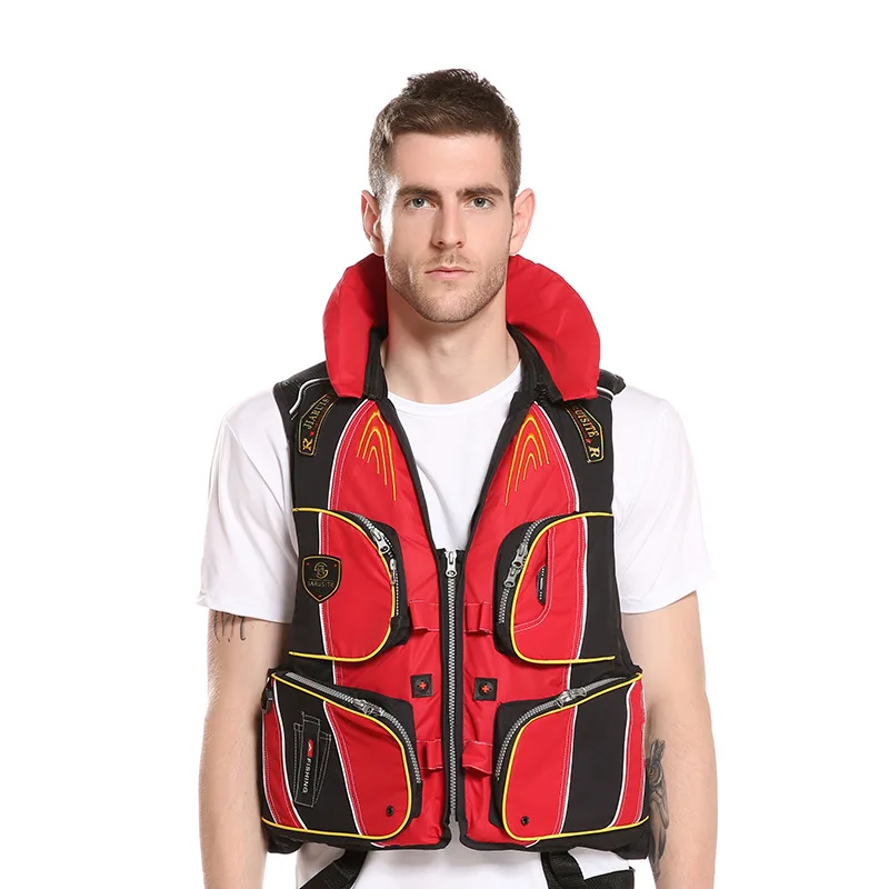 

FX-Surfing Sea Fishing Life Jacket для взрослых, болотный спортивный костюм, портативный, съемный, камень, NN045