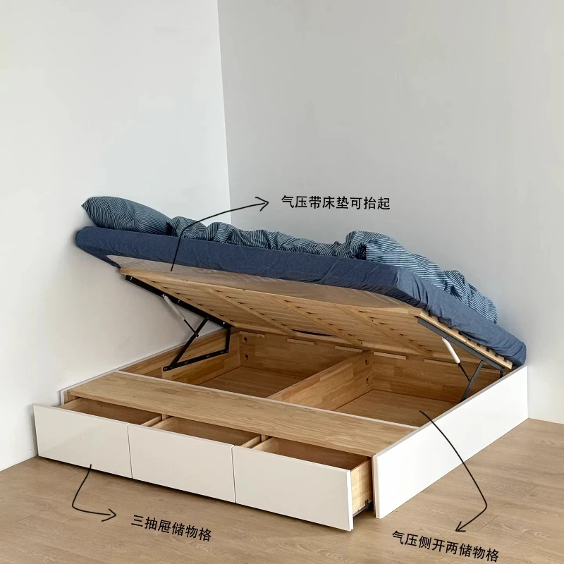 

Small tatami mats, solid wood storage beds, rib frames, air pressure children's beds
