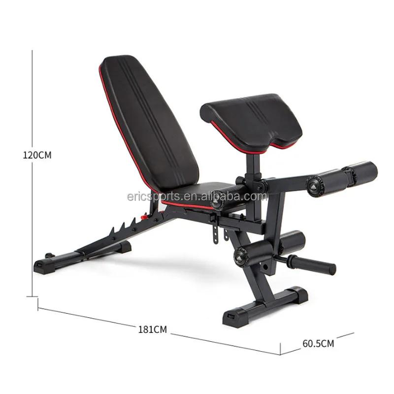 

Multifunction Weight Training Gym Fitness Equipment Foldable Workout Bench Adjustable Sit Up Dumbbell bench