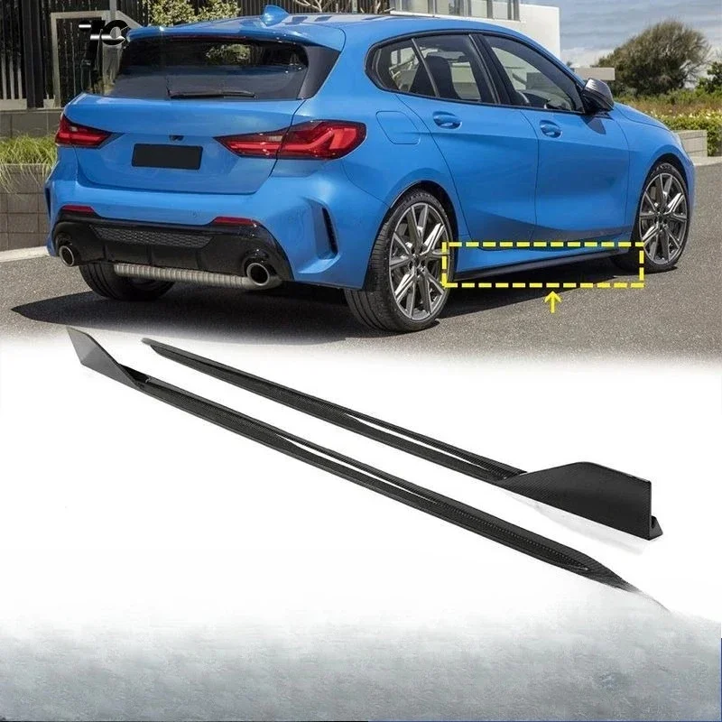 

Suitable For 2020-2021 BMW 1 Series F40 Hatchback Car Modification P Type Carbon Fiber Side Skirt Side Spoiler