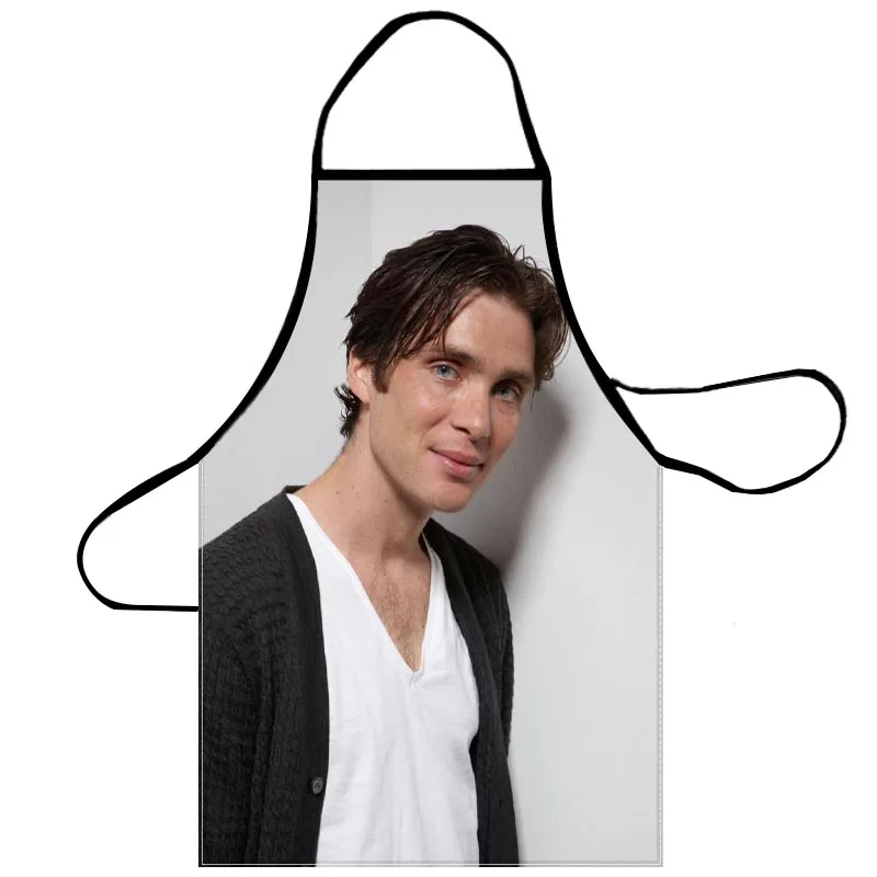 Cillian Murphy Apron Kitchen Aprons For Women Oxford Fabric Cleaning Pinafore Home Cooking Accessories Apron