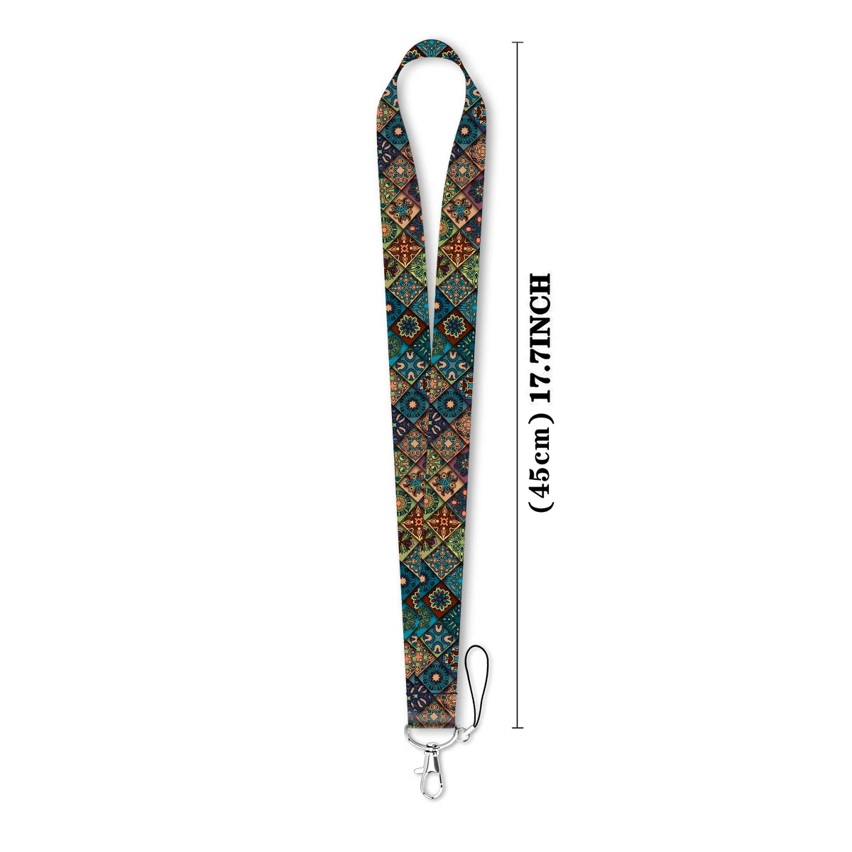 Ethnic Style Lanyard For Keychain ID Card Cover Passport Student Cellphone Badge Holder Key Ring Neck Straps Accessories