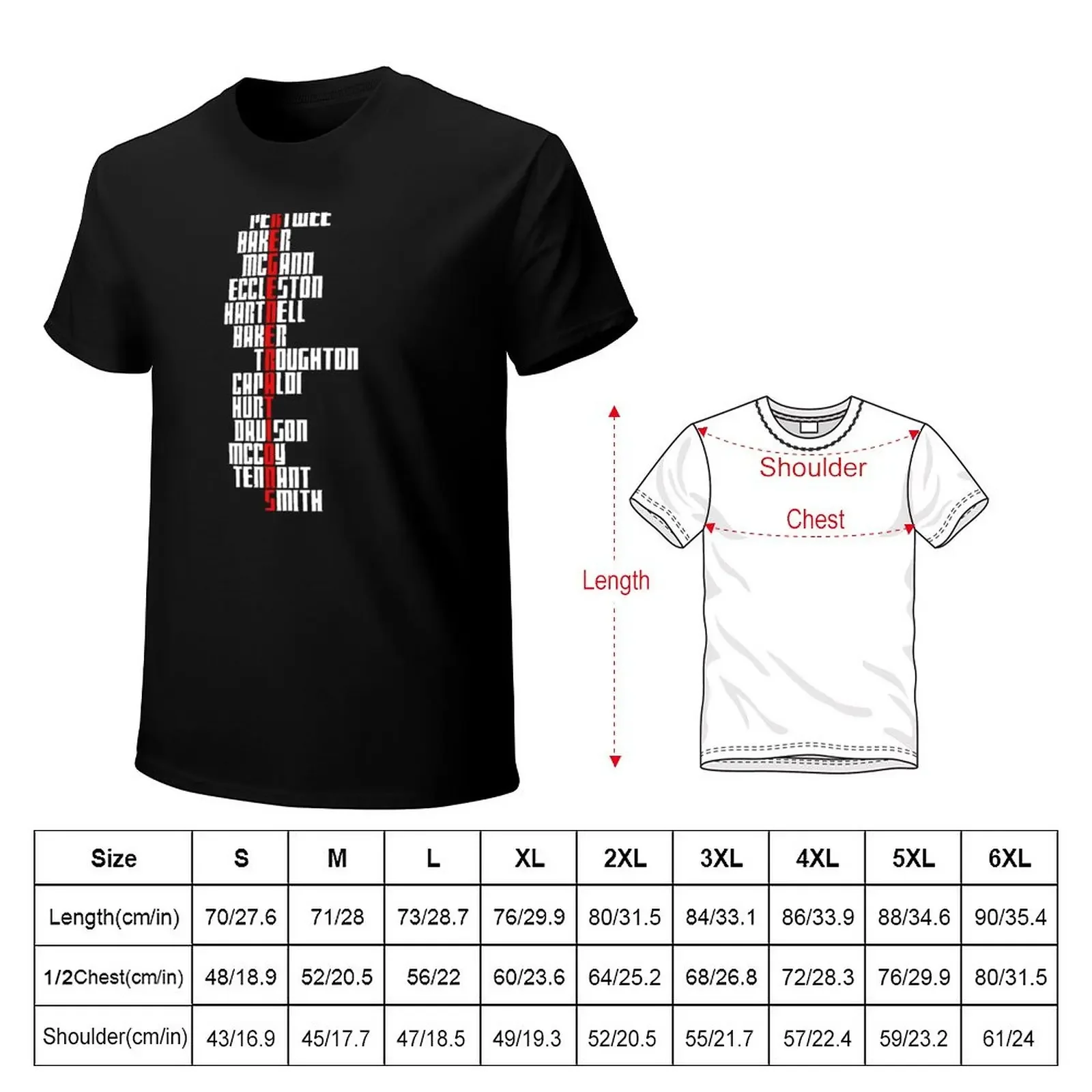 Regenerations (Dark Clothing Version) T-Shirt cute tops graphics black t shirts for men