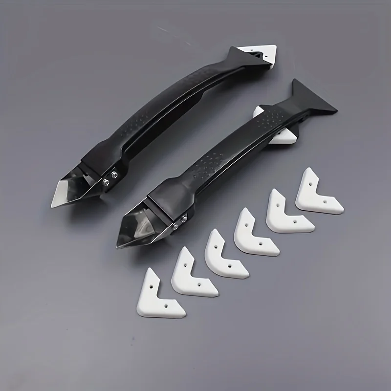 

5 in1 Silicone Remover Sealant Smooth Scraper Caulk Finisher Grout Kit Tools Floor Mould Removal Hand Tools Set Accessories 2022