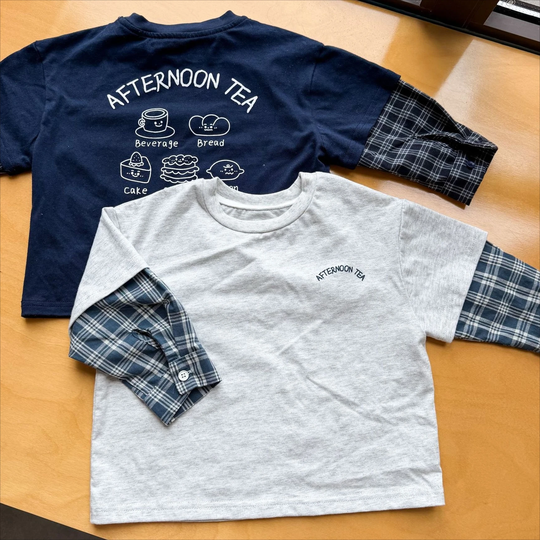 Boys T-shirt 2026 Spring and Autumn New Children's Clothing Korean Style Boys and Girls Loose Cotton Fake Two T-shirts
