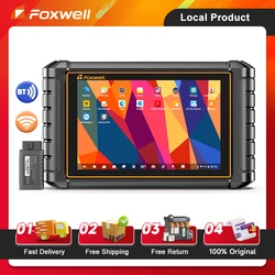 Foxwell Nt1009 Obd2 Bluetooth Bi-Directionele Scanner Tool Ecu Codering 30 + Reset Fca Autoauth Kan Alle Systeemdiagnostische Tools Hebben