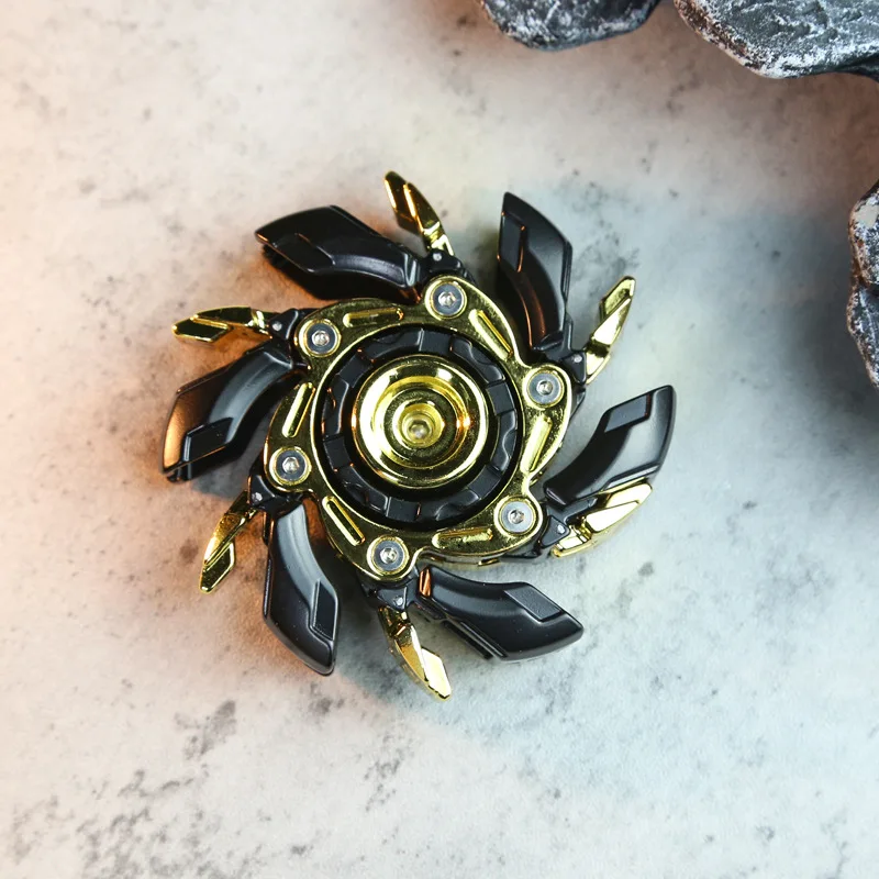Fidget Spinner Metal Alloy EDC Hand Spinner High Rotation Long Lasting Stress Relief Toy for Adults Cool Birthday Gift for Boys