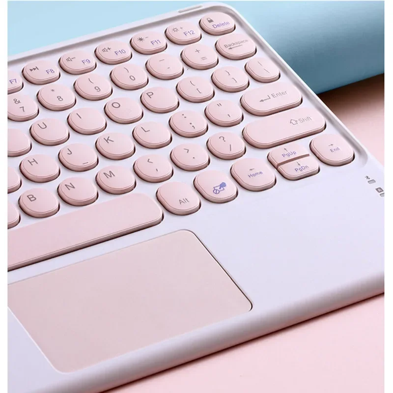 Imagem -04 - Capa de Teclado com Suporte para Lápis Capa para Ipad Air 11 m2 Russo Coreano Hebraico Alemão Espanhol Air m2