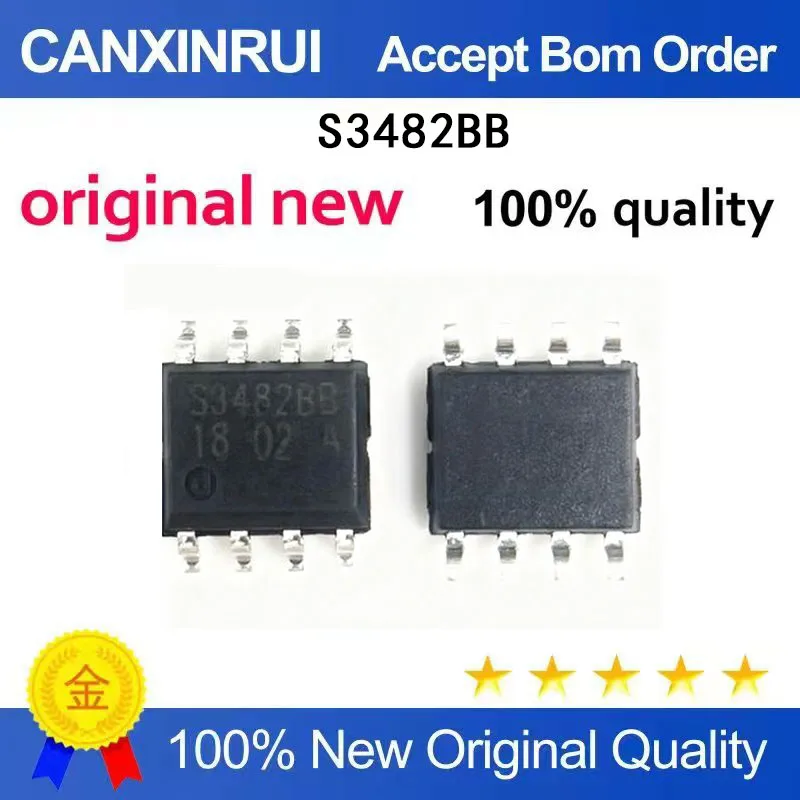 

(5-100 Pieces) 348 STI3482 S3482BB S348288 SMT SOP-8 LCD power IC chip, brand new in stock