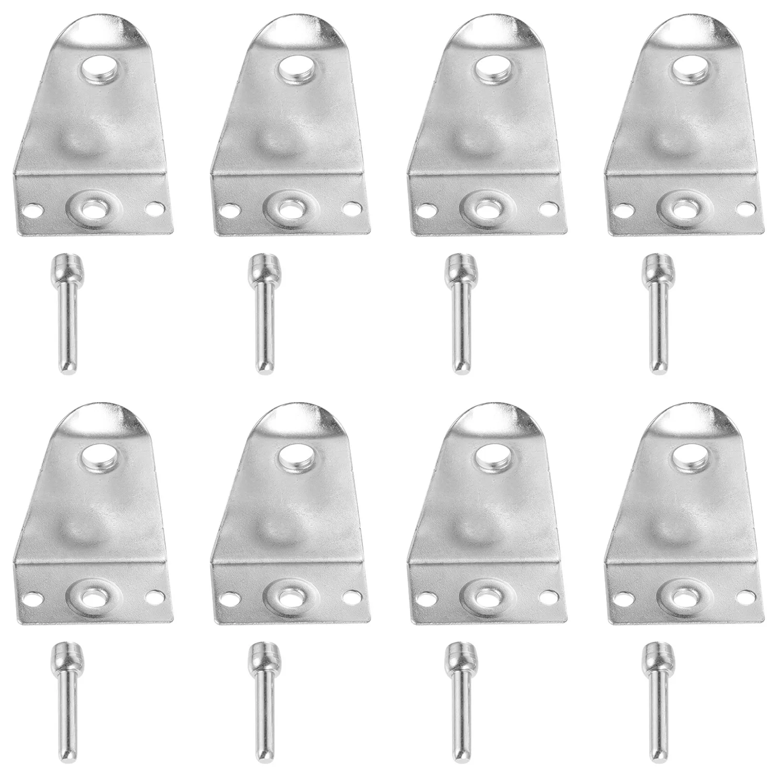 8Sets Blind Bracket with Pin Bolts Rustproof Mini Blind Holder Secure Fasteners for Windows Easy Replace Damaged Parts Modern