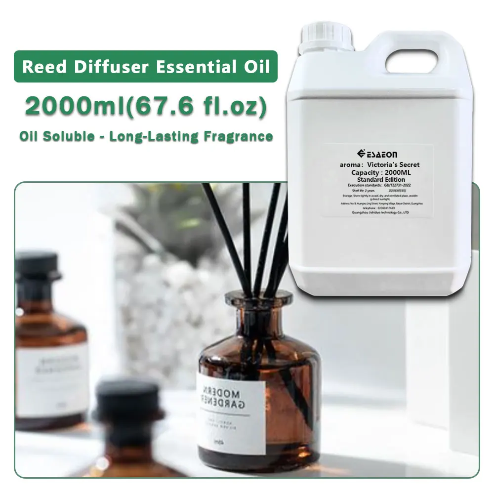 ESAEON Essential Oils - Hotels Home Air Freshene Aromatic Oil, Aroma Reed Diffuser Oil, Victoria's Secret 2000ML (67.6 fl.oz)
