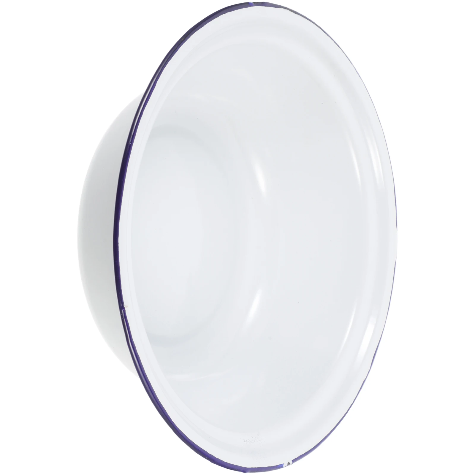 

Enamel Bowl Retro Round Vegetable Basin Soup Serving Kitchen Enamelware Mixing Bowl Vegetable Basin Kitchen Enamelware