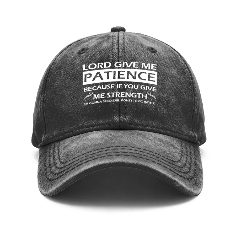 1 Vintage Washed Unisex Baseball Cap, with the Phrase 