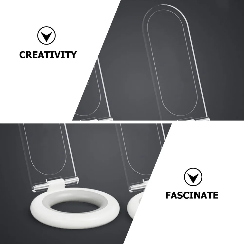 2 قطعة غطاء المرحاض رافع شفاف لكبار السن الاطفال مقعد مقبض صحية ملحقات الحمام غطاء المرحاض العام