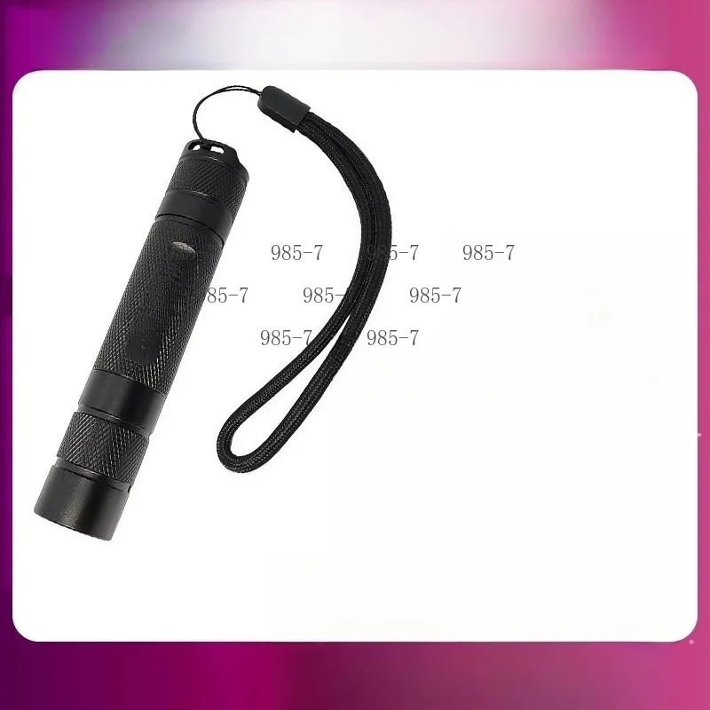 Rechargeable Fluorescent Agent Detection Pen, 10W 365nm UV Flashlight for Product Anti-counterfeit Checking