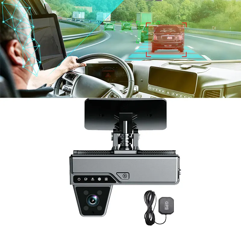 

Ultravision Aftermarket Lane Departure Warning System DMS ADAS FCW GPS 4G AI Dashcam with ADAS