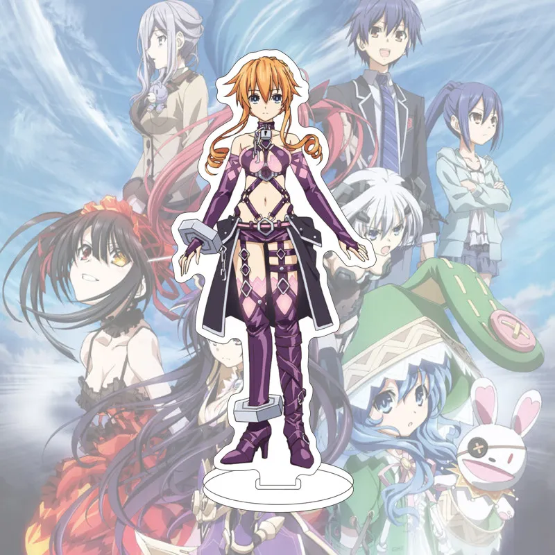 16CM Anime Acrylic Stand Date a Live Yatogami Tōka Tokisaki Kurumi Tobiichi Origami Honjō Nia Cos Figure Ornaments Gifts - view 6
