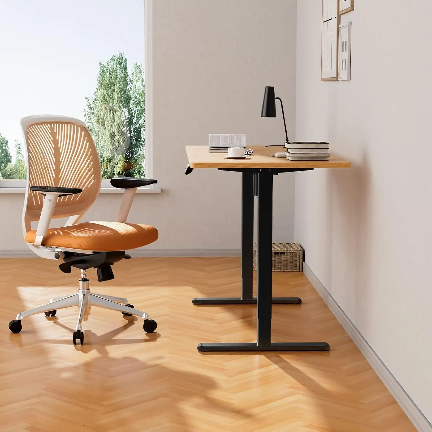 Electric Standing Desk Legs for 39.4-63.3 inch Desktops, 176 lbs | 4 memory settings,28.3-46.5 inch height range,quiet 55 dB ope