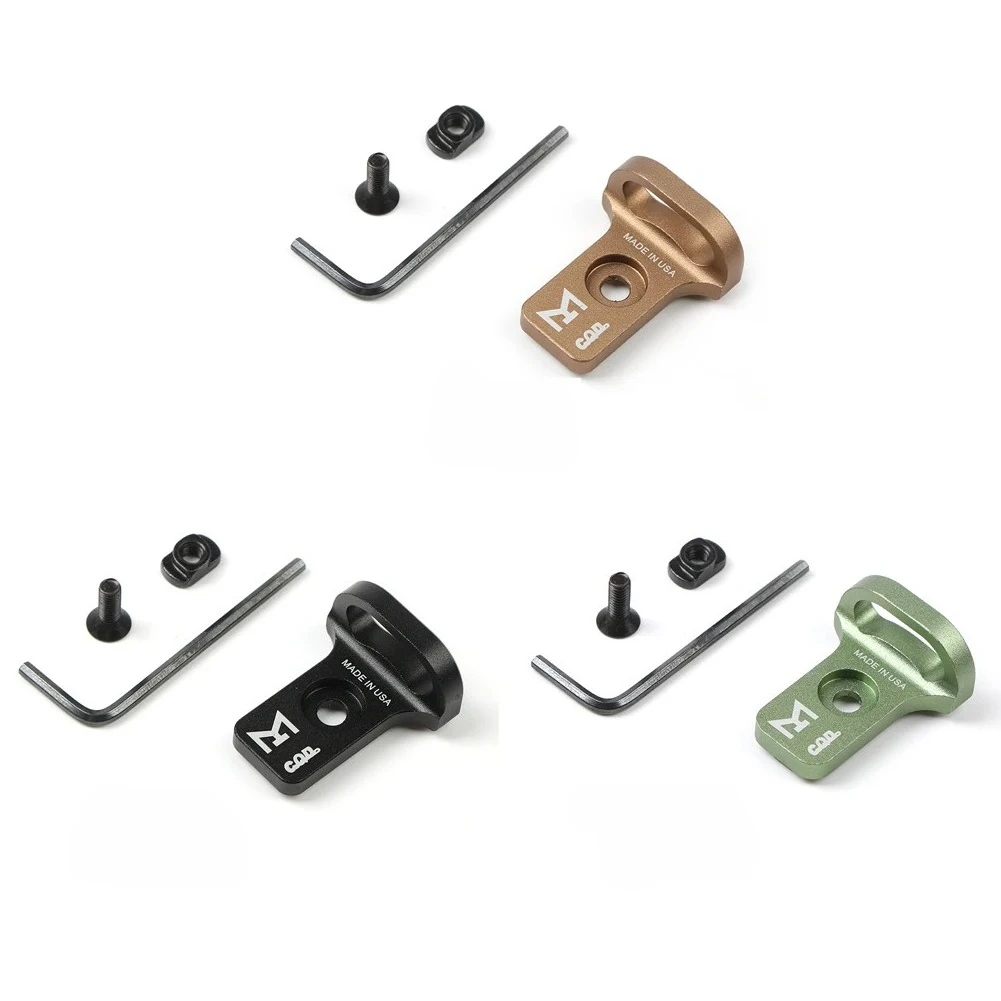 Tactical CQD Steel Sling Mount Quick Sling Buckle CQB Shoulder Strap Front QD Sling Mount Adapter MLOK view 2