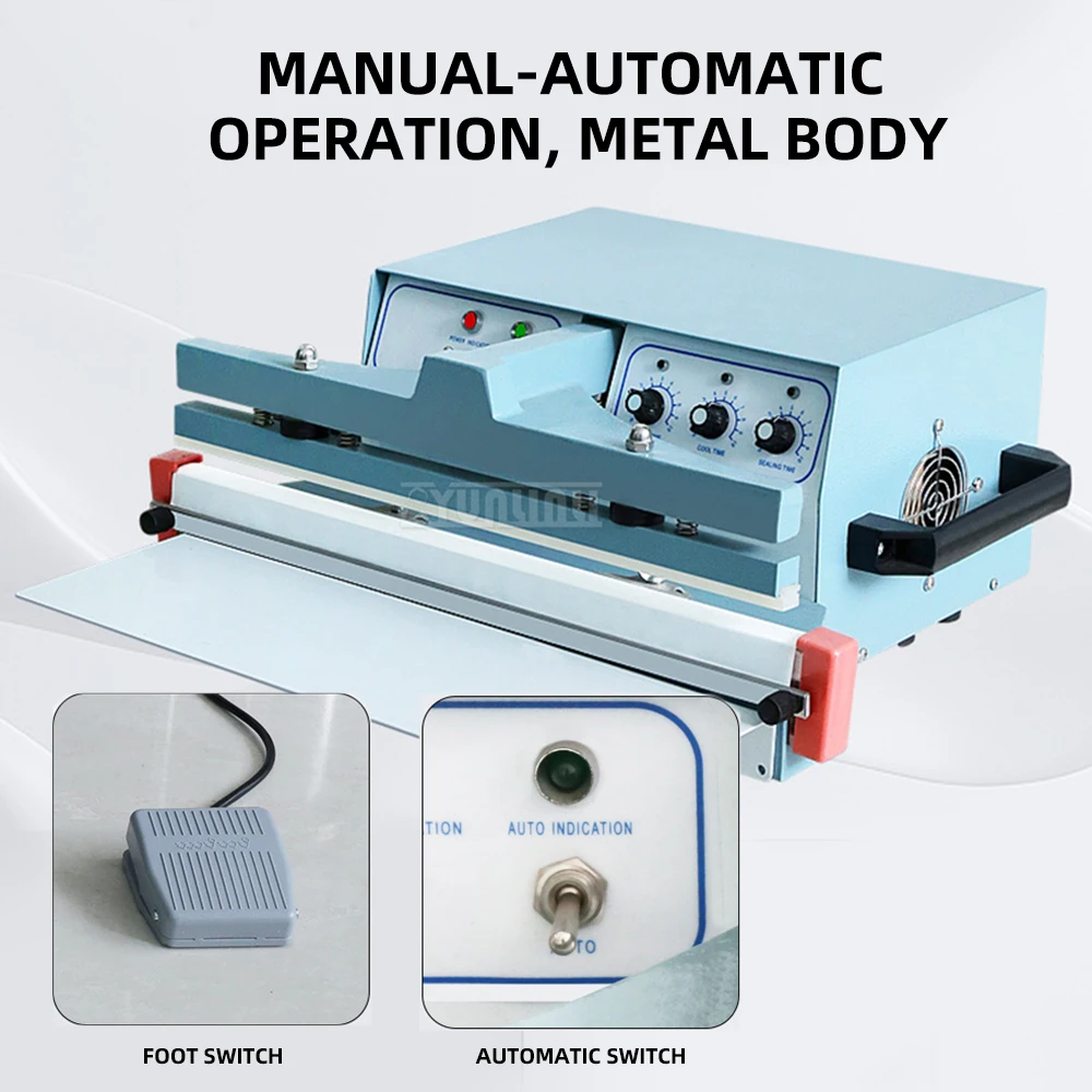 High-Power Semi-Automatic Electromagnetic Table Sealing Machine KSA-600 for Packaging