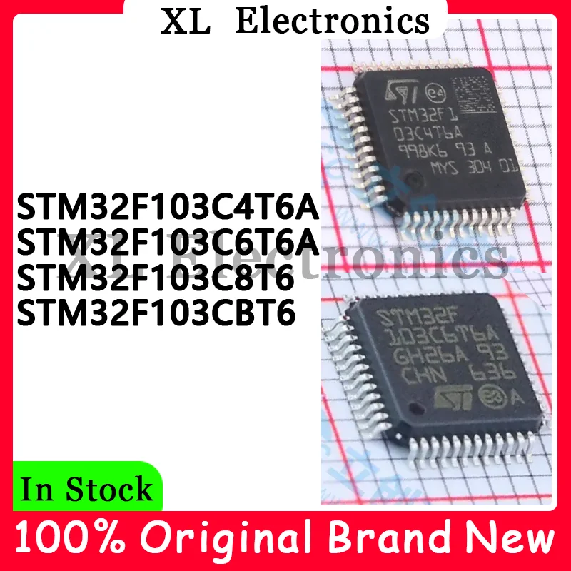 STM32F103C4T6A STM32F103C6T6A STM32F103C8T6 STM32F103CBT6 Новый оригинал