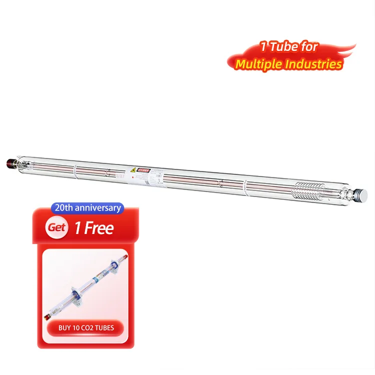 

Yongli Exclusive Deal: CO2 Laser Tube 90W 100W 130W 150W 160W 180W 200W With O2 Tube Gift - 24H Global Shipping