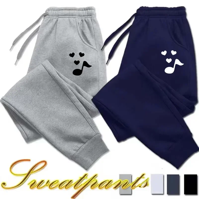 

Women Music Notation Printed Sweatpants Autumn Winter Women Long Pants Fitness Jogger Women Casual Sports Jogging Pants