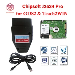 Chipsoft J2534 Pro VCI Diagnostic Cable for GM GDS2 Scanner GDS2 V2023.2.1 Tech2WIN 16.02.24 for GM/OPEL GDS2 Diagnostic Tool