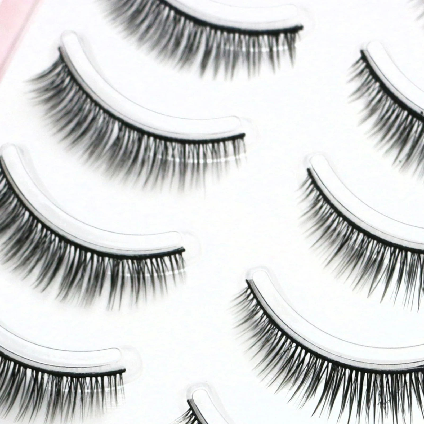 Thick Volume Curved False Eyelashes strips 11-13mm Mixed C Curl Natural soft daily lashes Hard Strip For women cosplay makeups