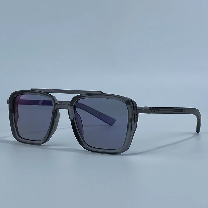 2026 Polarisierte Übergroße Quadratische Sonnenbrille für Damen Luxus Designer Doppelbrücken Y2K Mode Fahrbrille für Damen Retro Shades – Detail 13