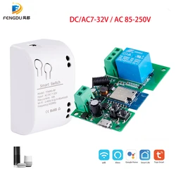 Alexa Smart Switch Tuya Smart Home 1CH 2CH Wifi Switch 220V 7-32V 85-250V USB 5V 10A Wireless Relay Module Tuya Switch