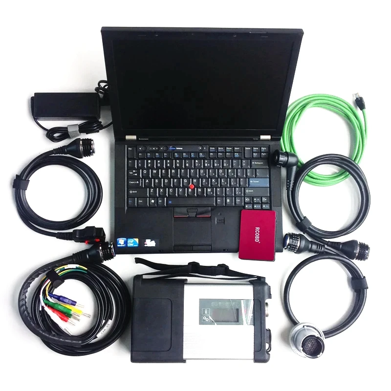 V2023.09 Software in T410 i5 Cpu 8G Laptop Work for Mercedes Cars Trucks MB Star Wifi Connect C5 SD Compact 5 Ready to Use