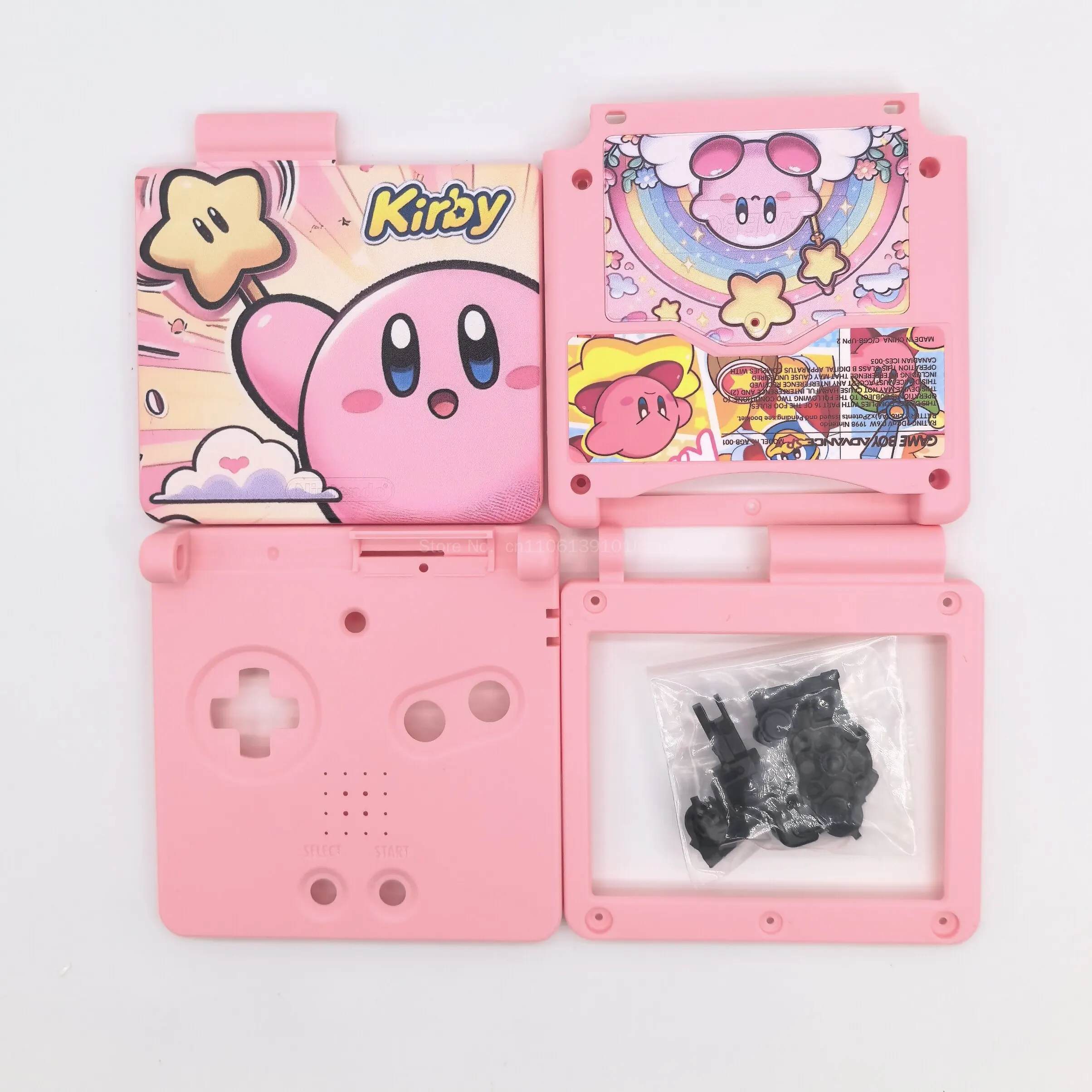 Game Boy Advance SP Replacement Shell GBA SP Shell Printed Custom Diy Housing Case For Retro Handheld Game Console view 3