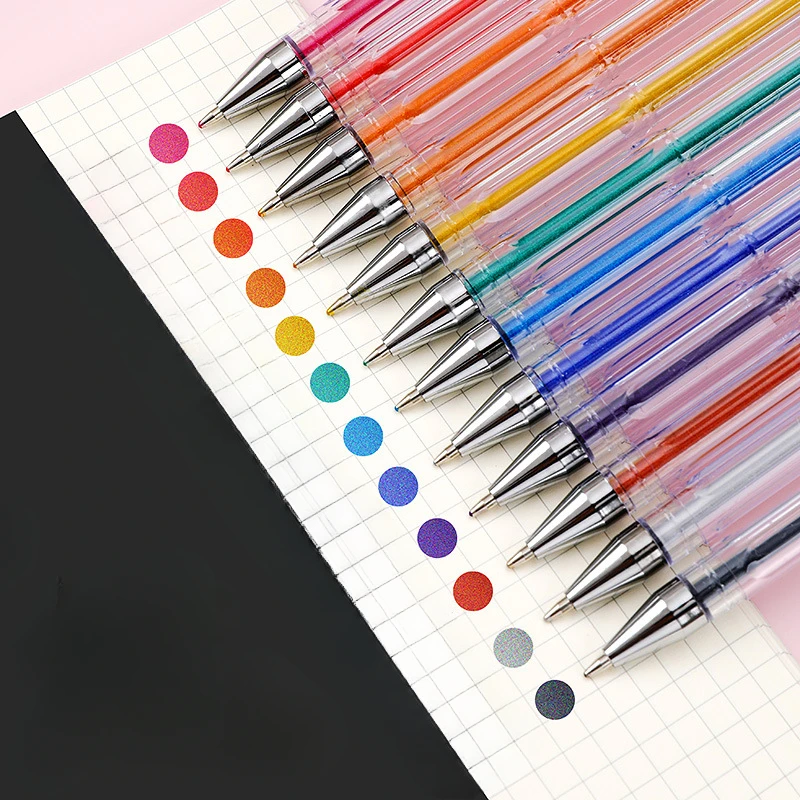 4/6/10/12Colors High brightness highlighter pen Multi-Purpose Stationery Waterproof Art Painting Gifts