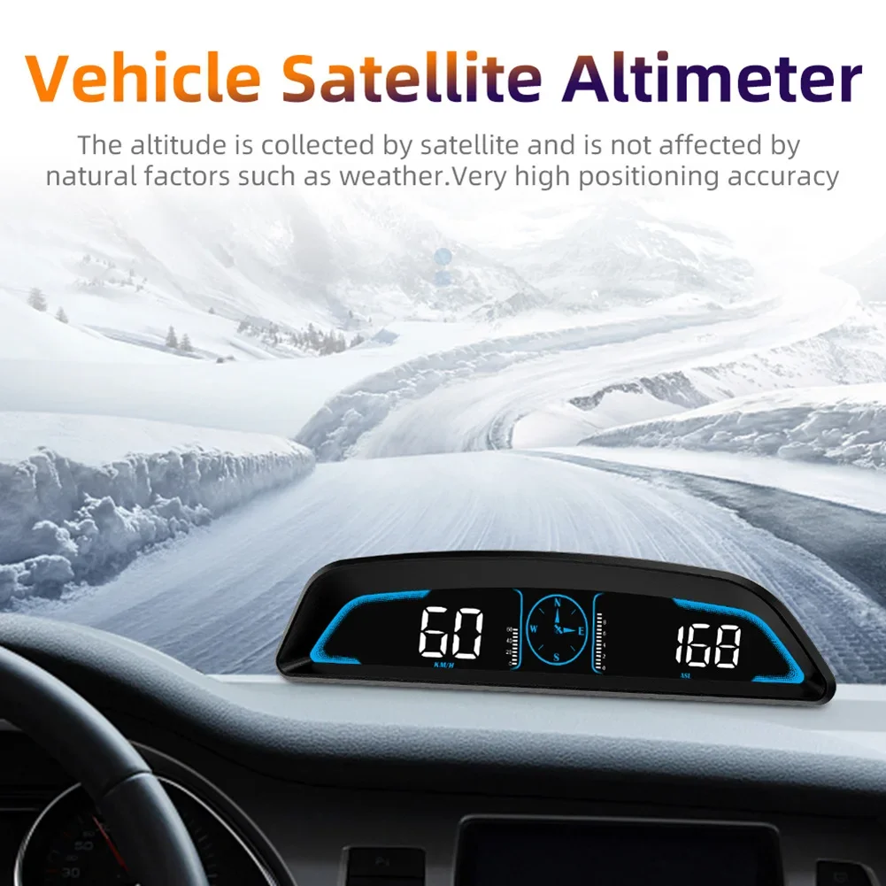 G2 G3 Car HUD GPS Auto Digital Speedometer Head Up Display Smart Alarm Reminder Meter Car Electronics Accessories For All Cars