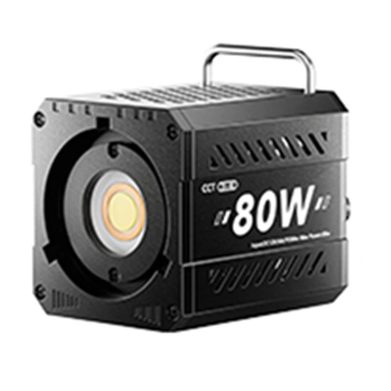 

【Must-Haves】80 Вт COB видео светильник с регулируемой яркостью 2500-6500K фотографический светодиодный светильник для фотостудии пленочная камера съемка Livstreaming EU