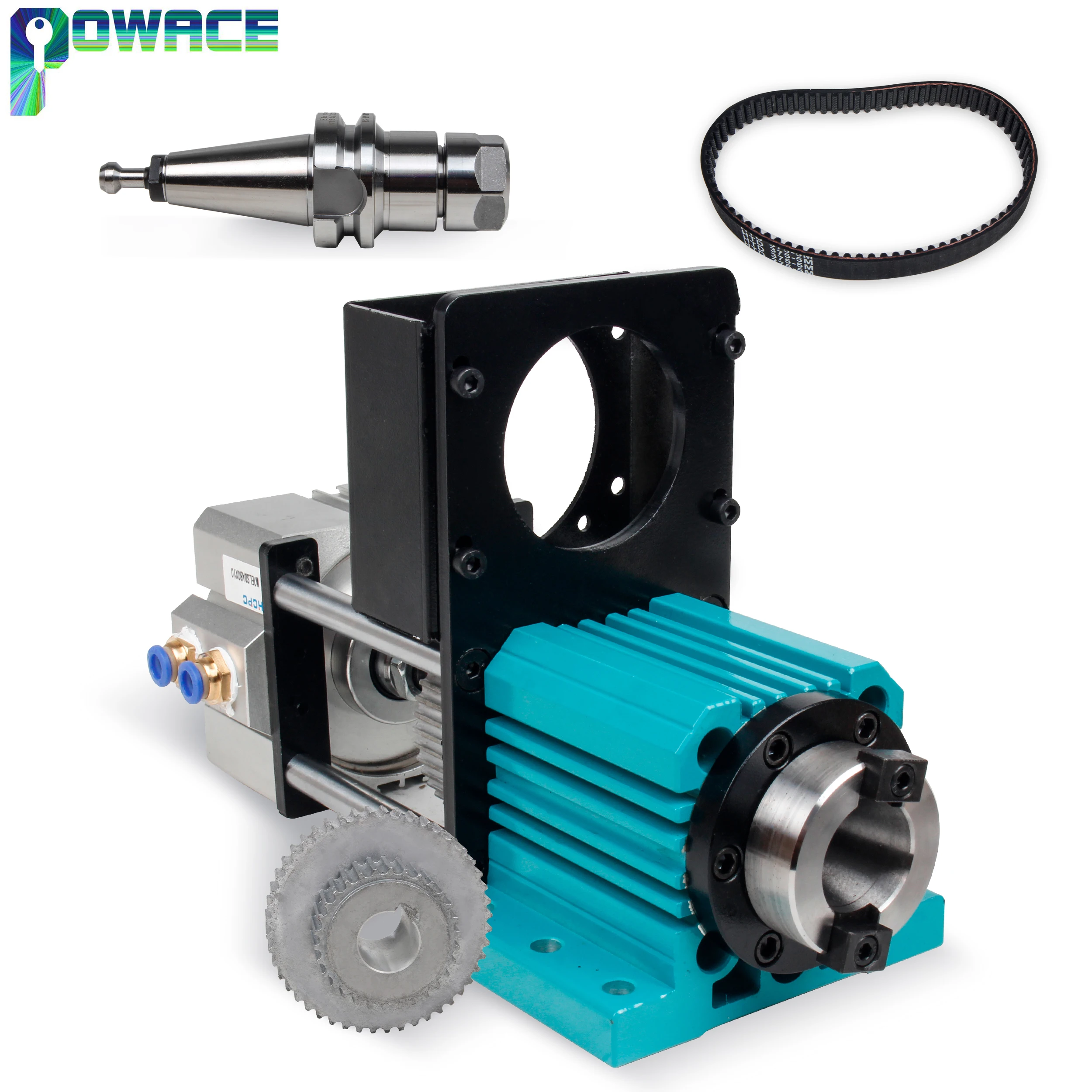 CNC Unpowered No power BT30 unpowered spindle Semi automatic tool changing for engraving drilling metal