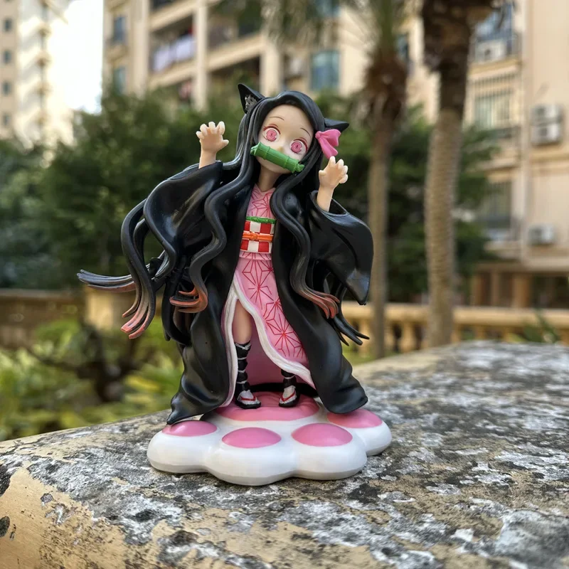 

Devil Killer action character, Kimetsu No Yaiba toy model, Kamado Nezuko cat, car decoration