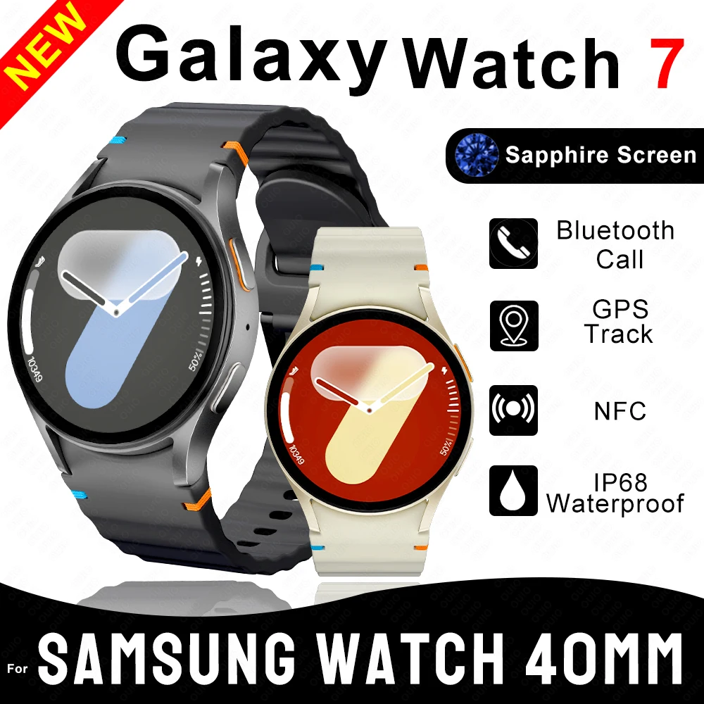 2024 New For Original Samsung Galaxy Watch7 mini Smart Watch AMOLED Bluetooth Call GPS Track NFC IP68 Waterproof Men SmartWatch