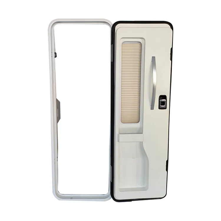 Tongfa Custom Size High Quality Aluminum Panel Euro Caravan Rv Entry Door