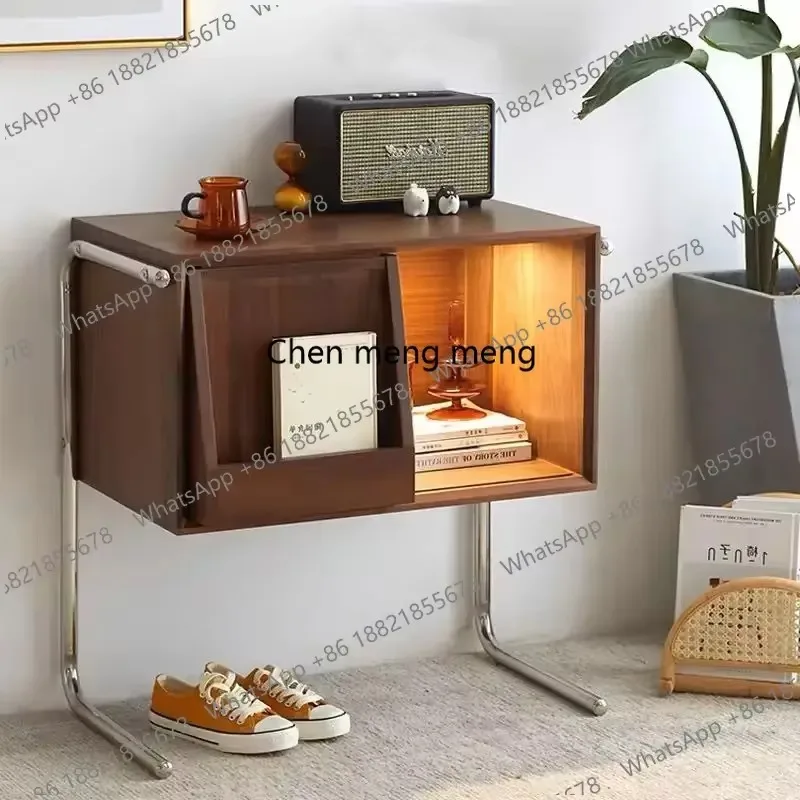 

R Storage Living Room Cabinet Magazine Cabinet Solid Wood Study Bookcase Storage Side Cabinet Living Room Sofa Side Cabinets