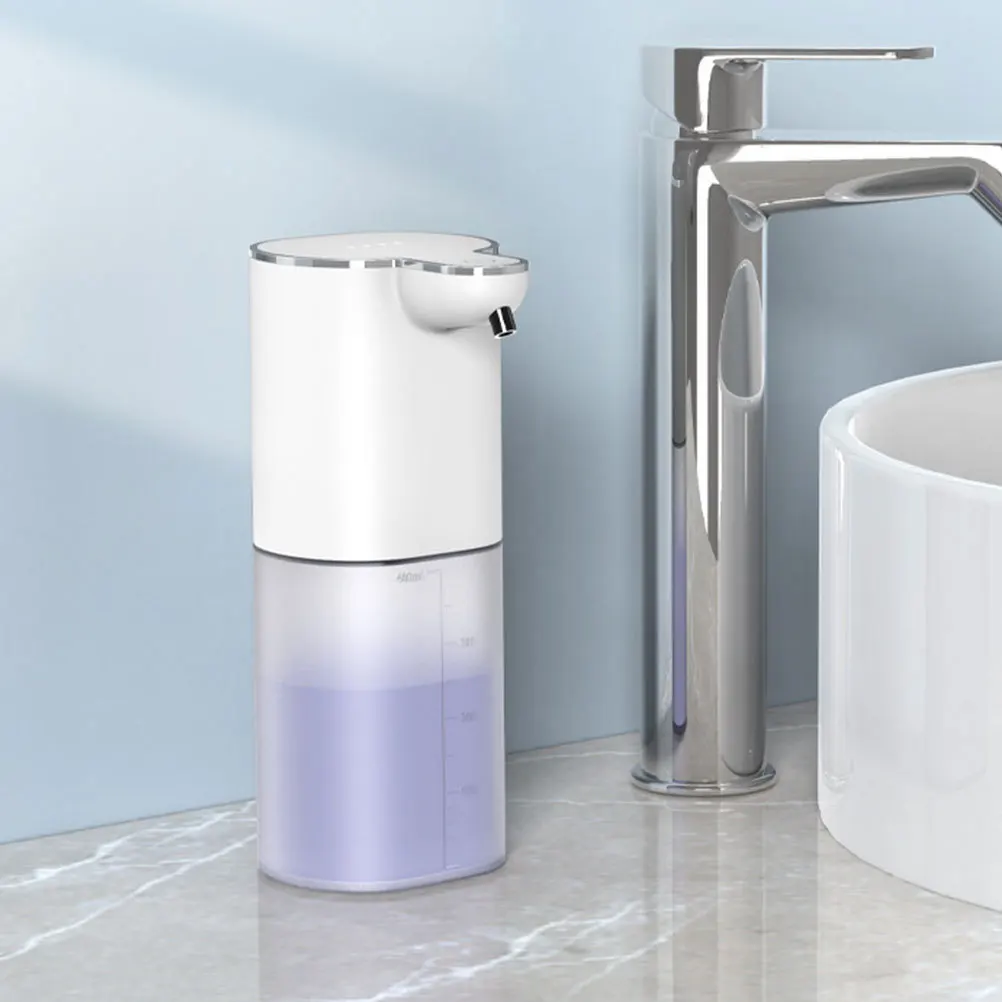 

Rechargeable Automatic Foaming Soap Dispenser Touchless ABS Soap Dispenser for Bathroom Kitchen Hotel Bathroom Supply