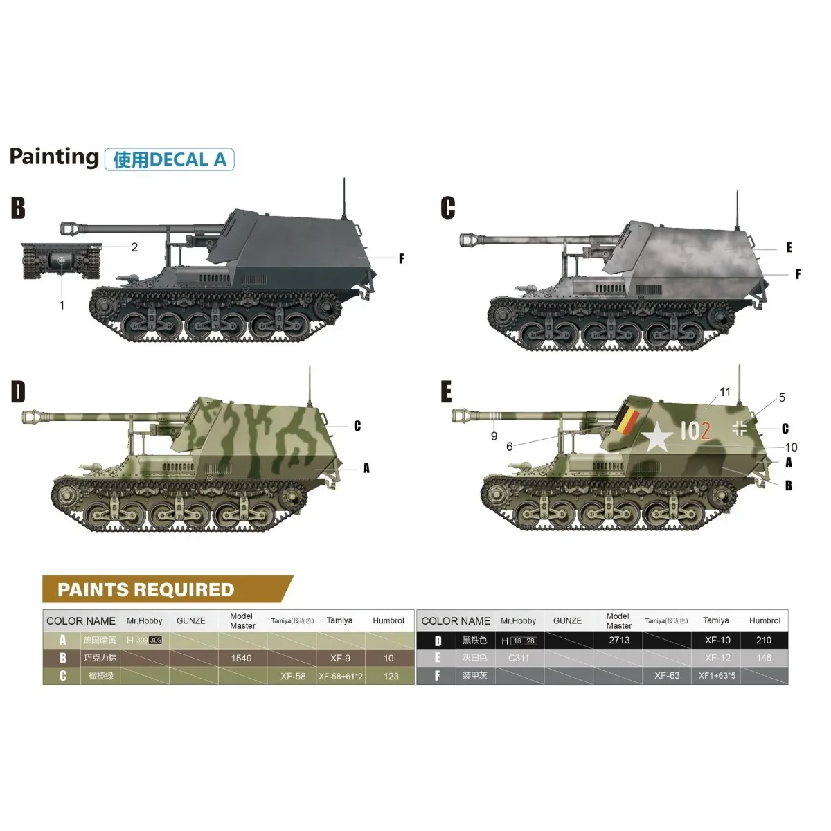 Zimi 35075 1/35 75mm マルダー I 対戦車砲 & 50T SSy45 フラットカートレーラー (2 in1) キット組立プラスチックモデルキット