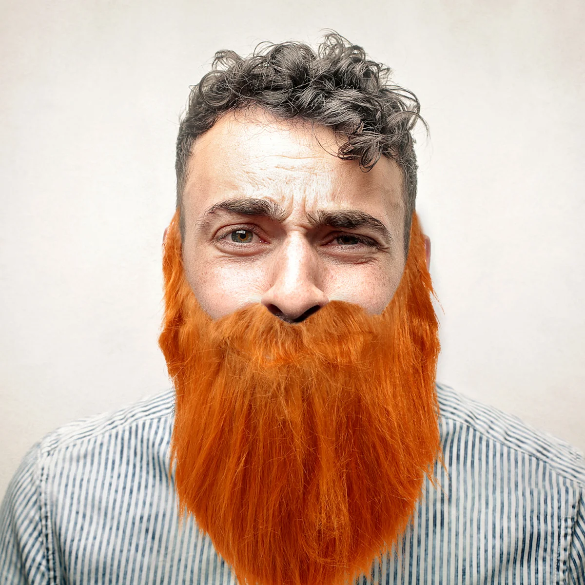 

2Pcs Halloween False Beard Funny Fake Beard Lightweight Long Flannel Adjustable Elastic Band Costume Party Supplies