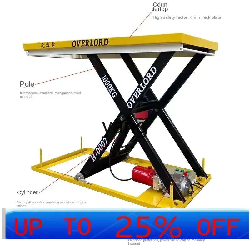 

CX Electric Hydraulic Lifting Platform Fixed Mobile Scissor Scissor Lift