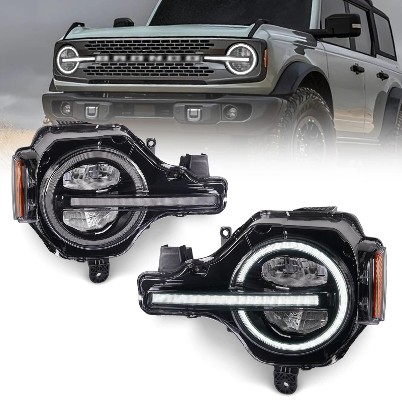 

Ford Lighting Modified Headlight Assembly for 21-25 BRONCO