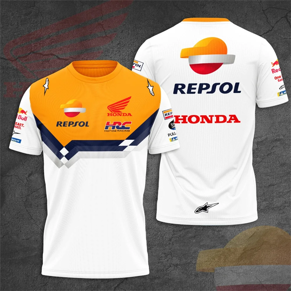 

Honda motorcycle racing t-shirt men's quick-drying breathable sportswear short-sleeved comfortable motorcycle riding top